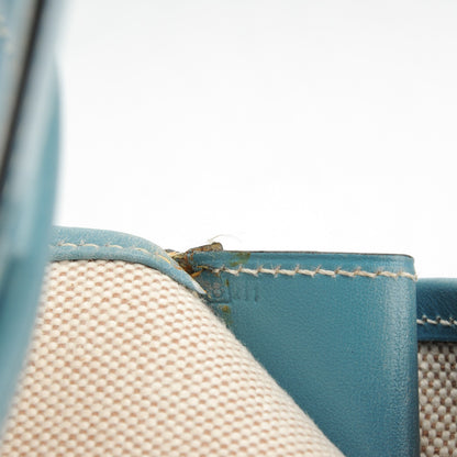 Hermes Box Jige PM Clutch Blue Jean 7 of 10