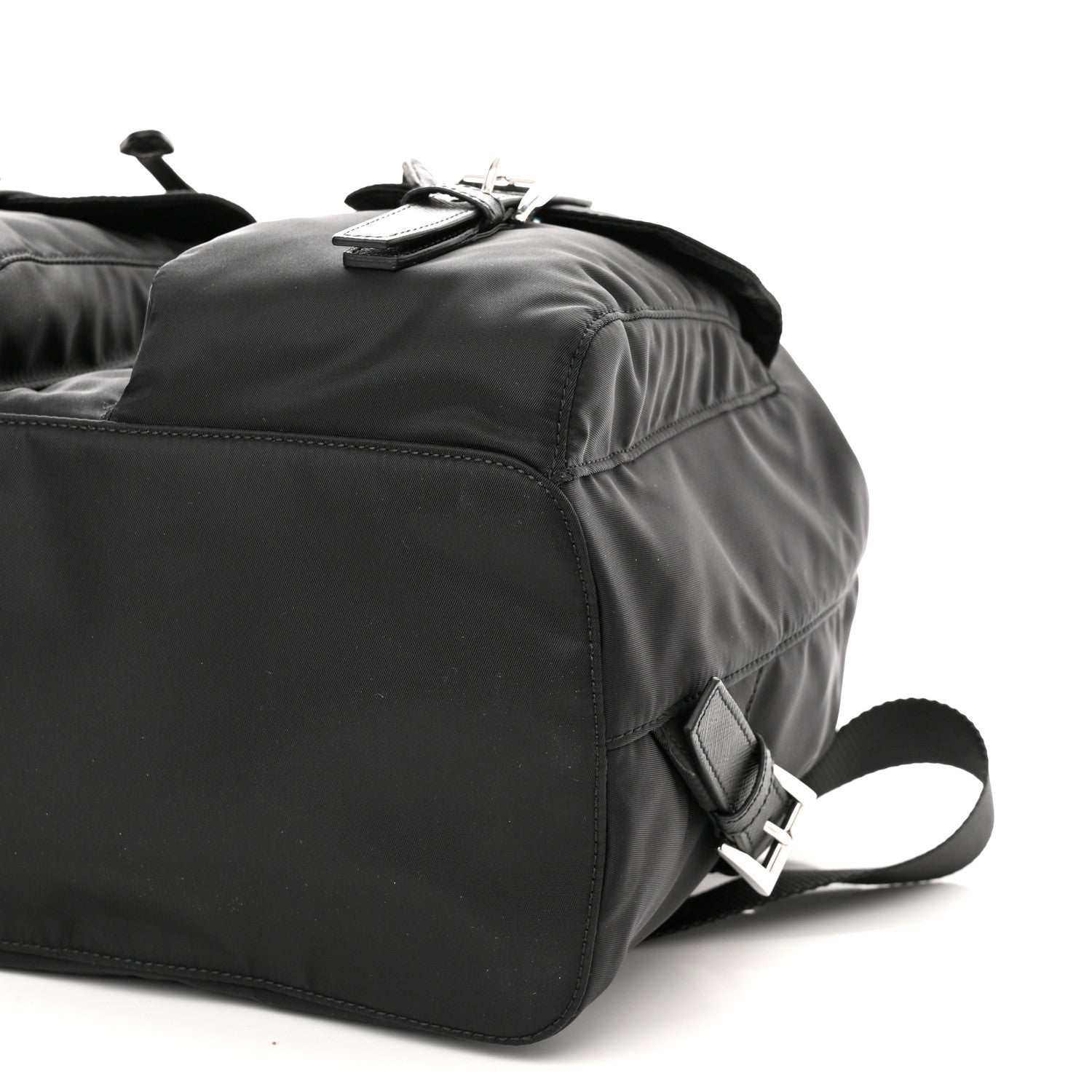 Prada Nylon Vela Medium Backpack Black 10 of 10