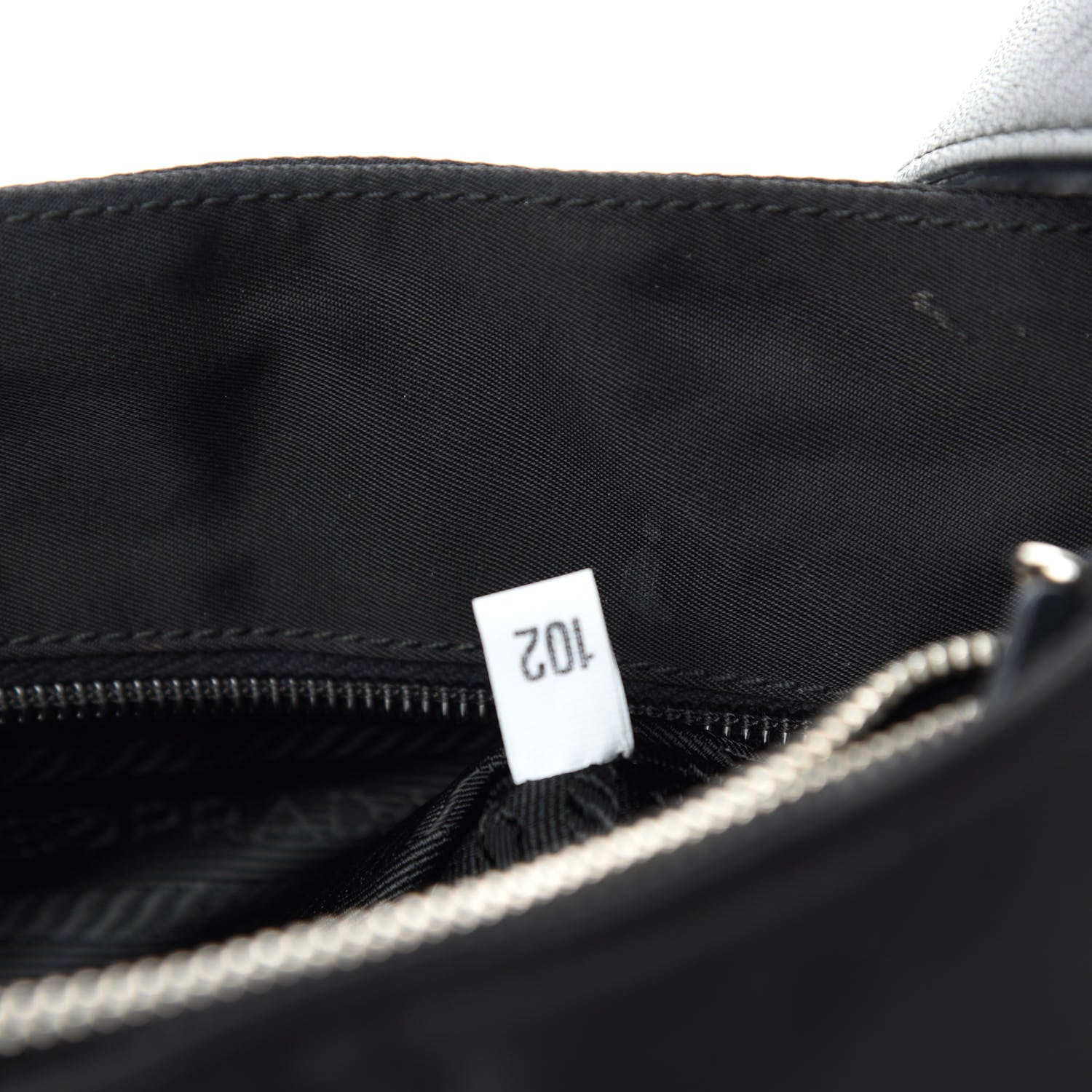 Prada Nylon Tessuto Messenger Bag Black 9 of 10