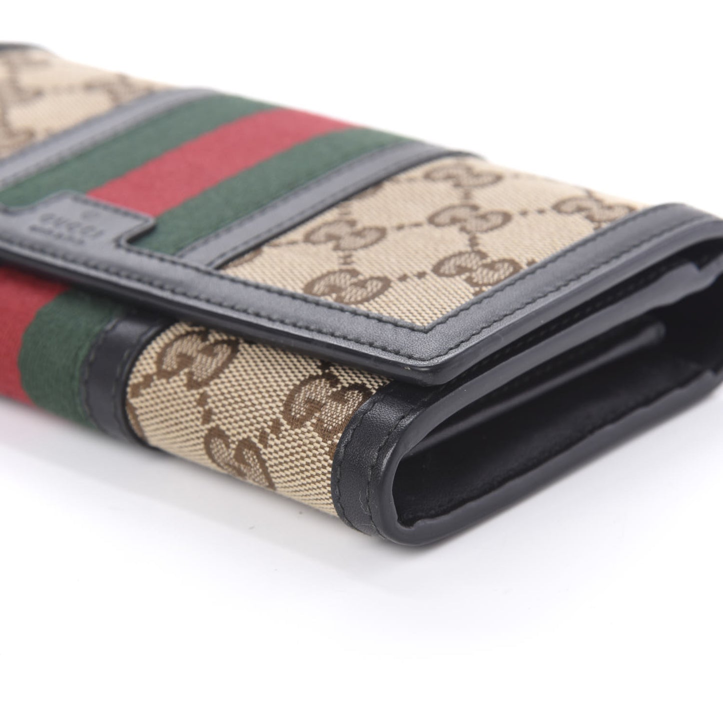 Monogram Vintage Web Continental Wallet Black