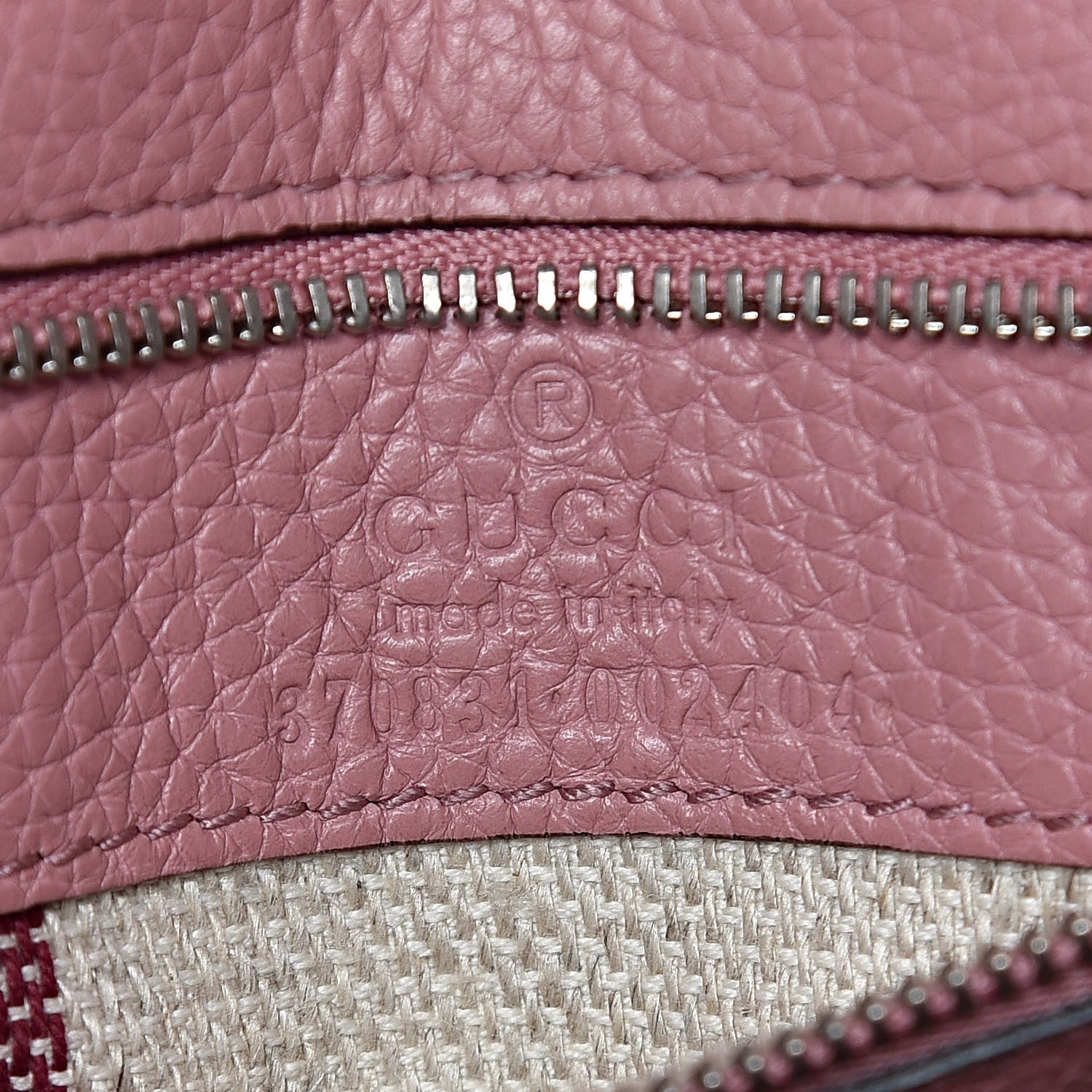 Gucci Cellarius Calfskin Small Bamboo Daily Top Handle Bag Carmine Rose 6 of 13