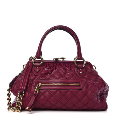 Marc Jacobs Calfskin Quilted Stam Violet 1 of 11