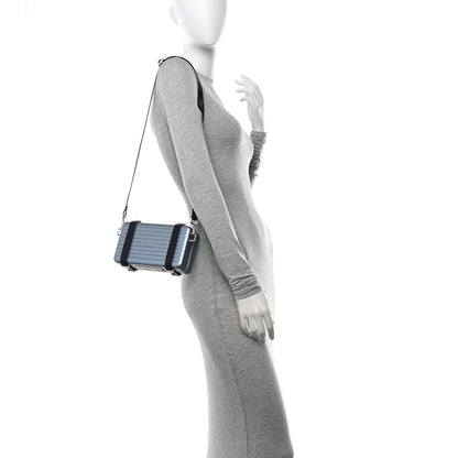 Christian Dior X RIMOWA Aluminum Personal Clutch On Strap Bleu 2 of 10