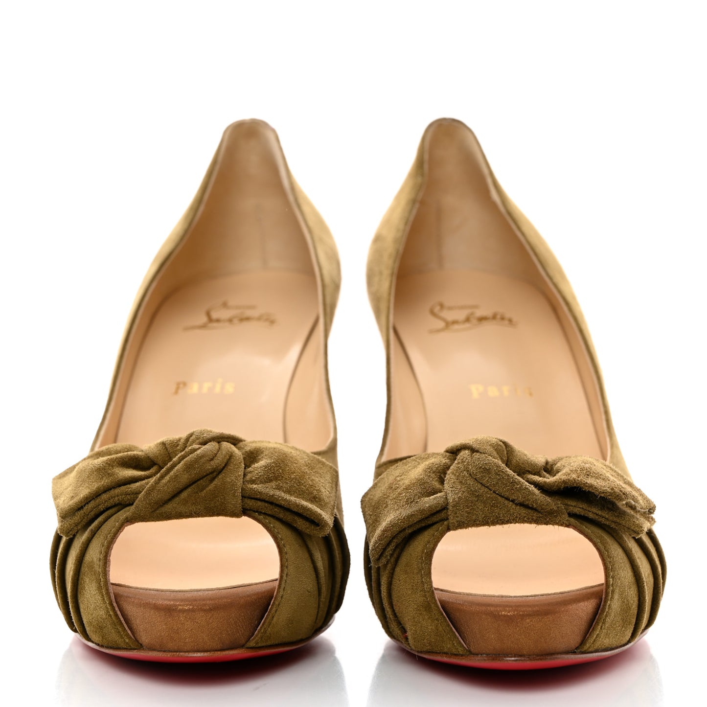 Suede Madame Butterfly 85 Pumps 40 Green