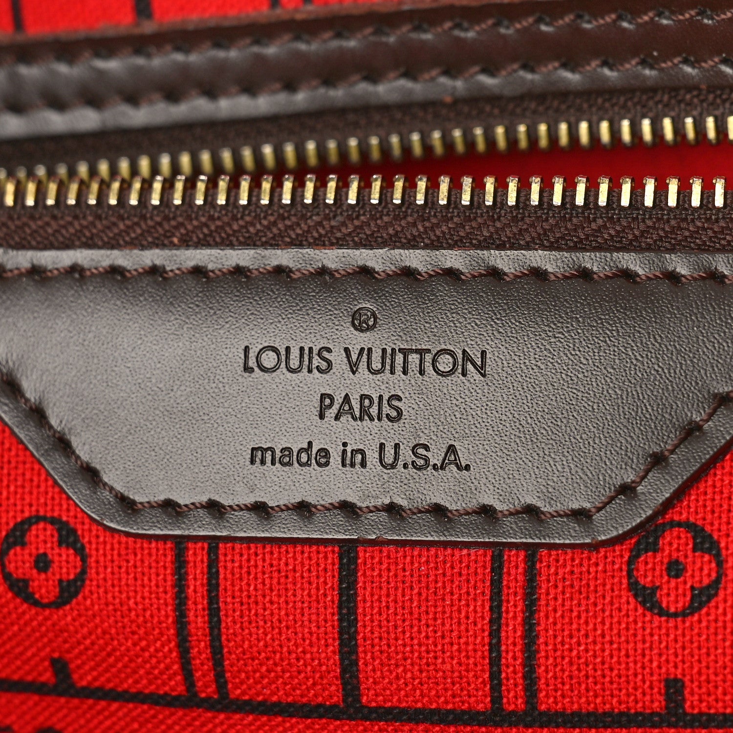 Louis Vuitton Damier Ebene Neverfull MM 6 of 10