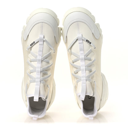 Christian Dior Technical Fabric Rubber Womens D-Connect Sneakers 39.5 White 2 of 11