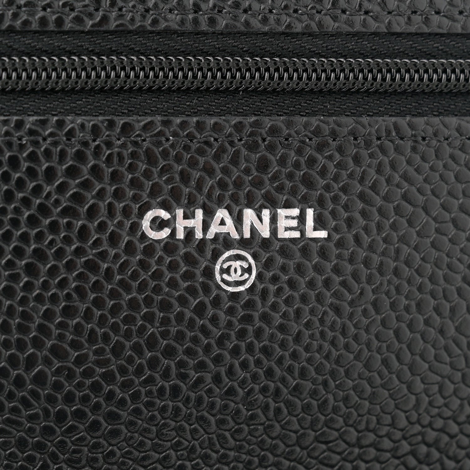 Chanel Caviar Quilted Wallet on Chain WOC Black 6 of 11