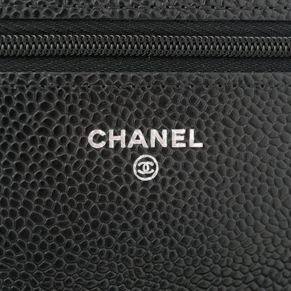 Chanel Caviar Quilted Wallet on Chain WOC Black 6 of 11