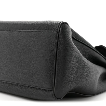 Celine Supple Grained Calfskin Medium Soft 16 Bag Black 9 of 10