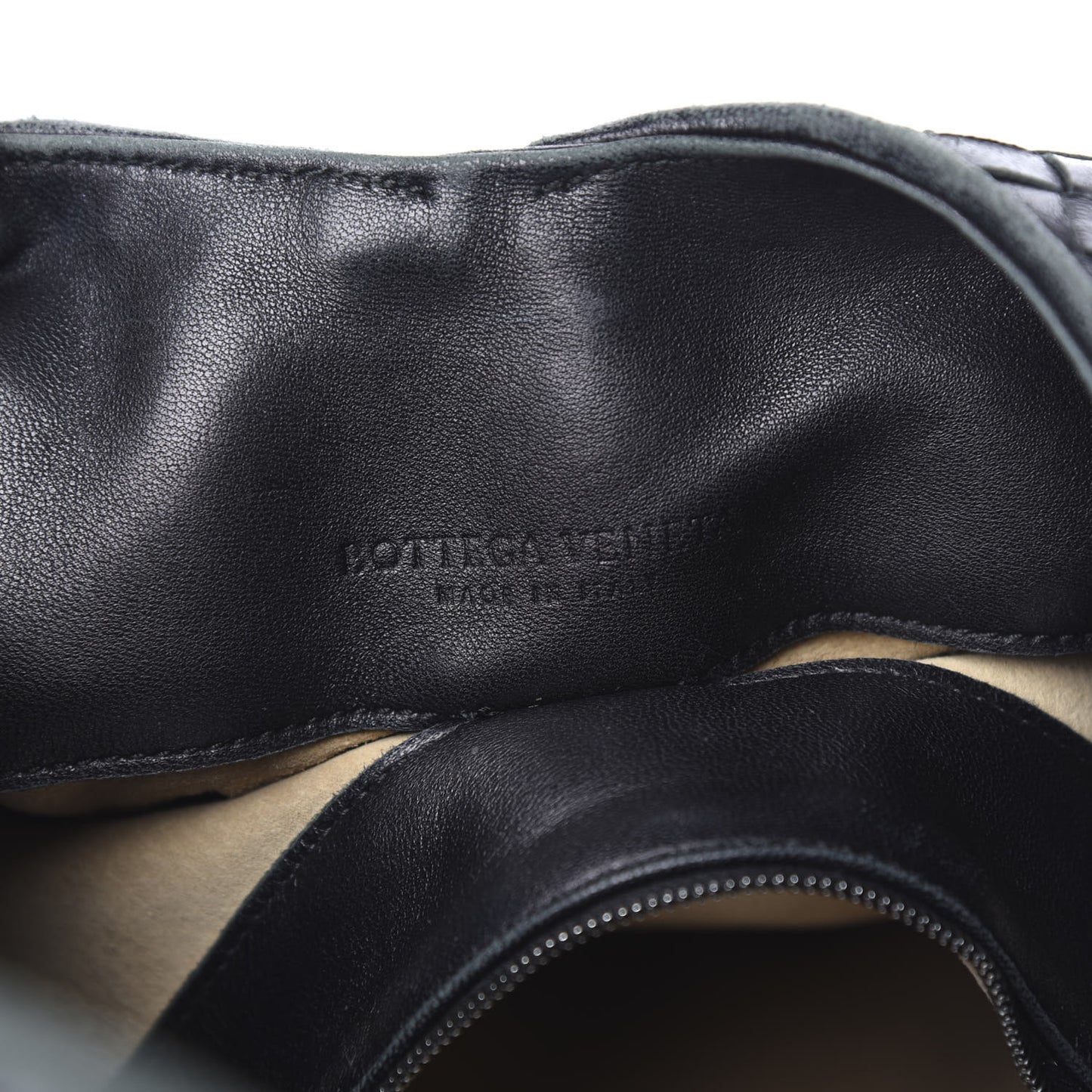 Nappa Intrecciato Ball Hobo Black