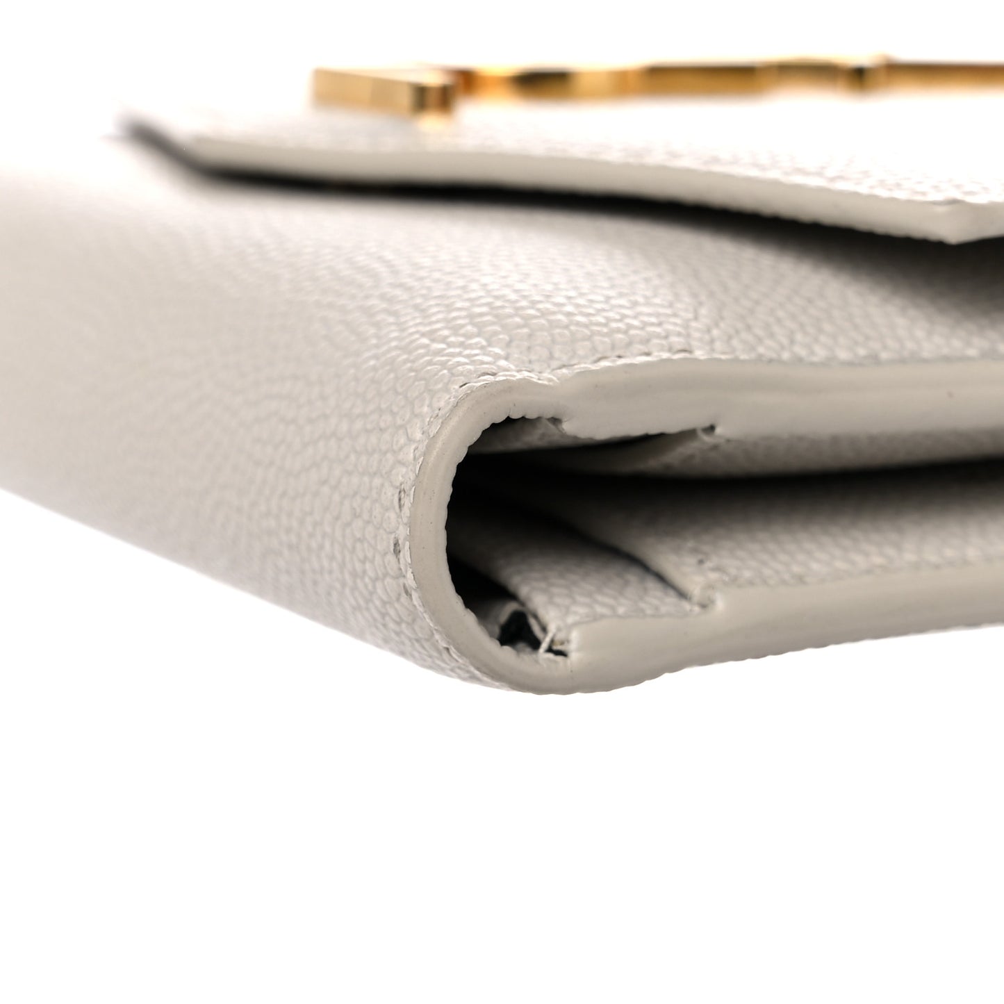 Grain De Poudre Monogram Uptown Compact Wallet Blanc Vintage