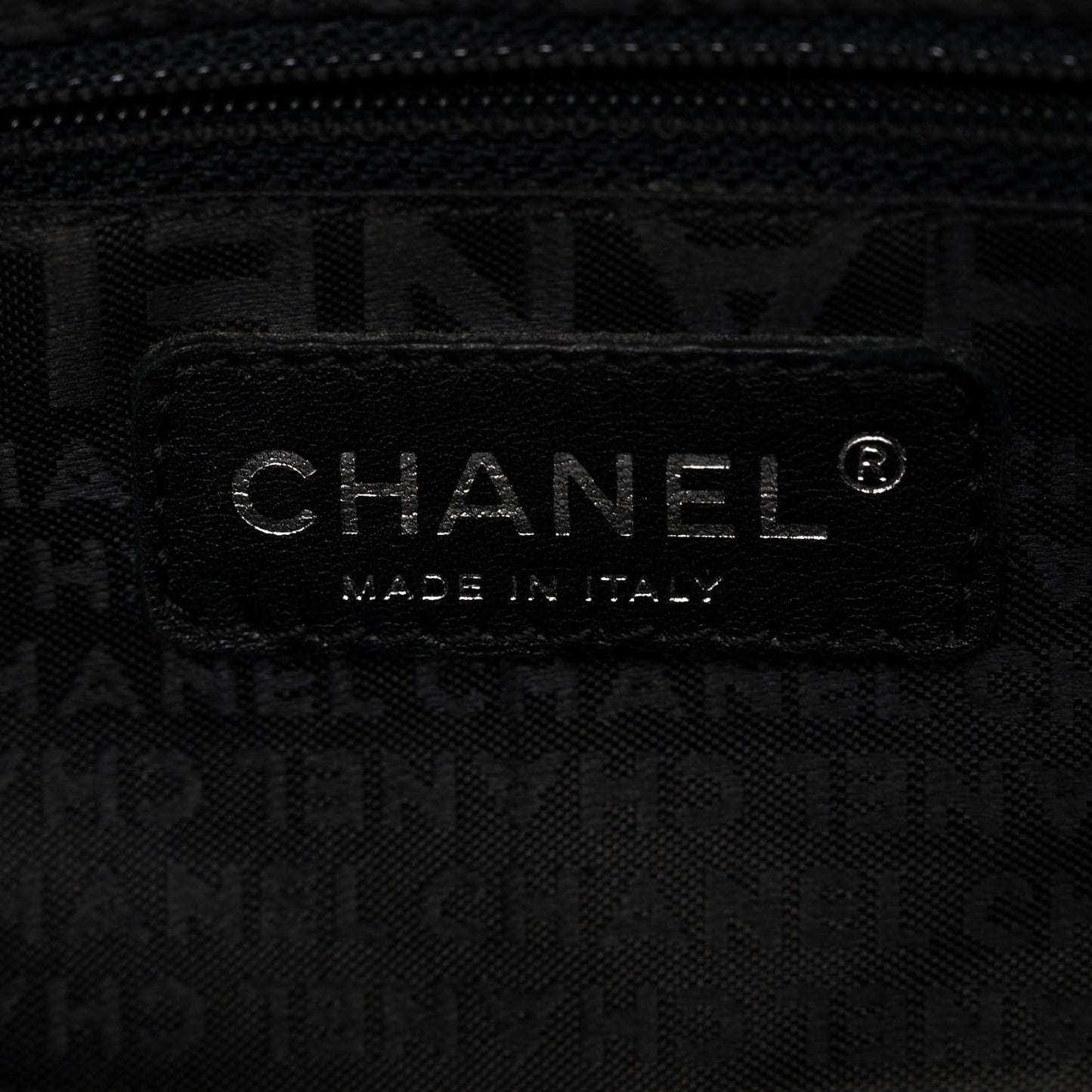 Caviar Square Stitched Tote Black