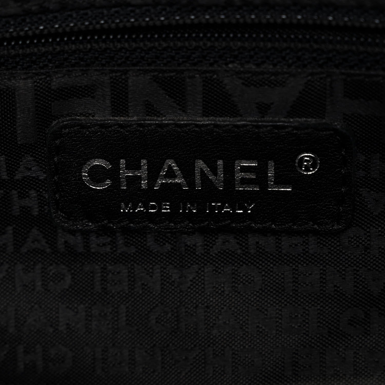 Chanel Caviar Square Stitched Tote Black 6 of 10