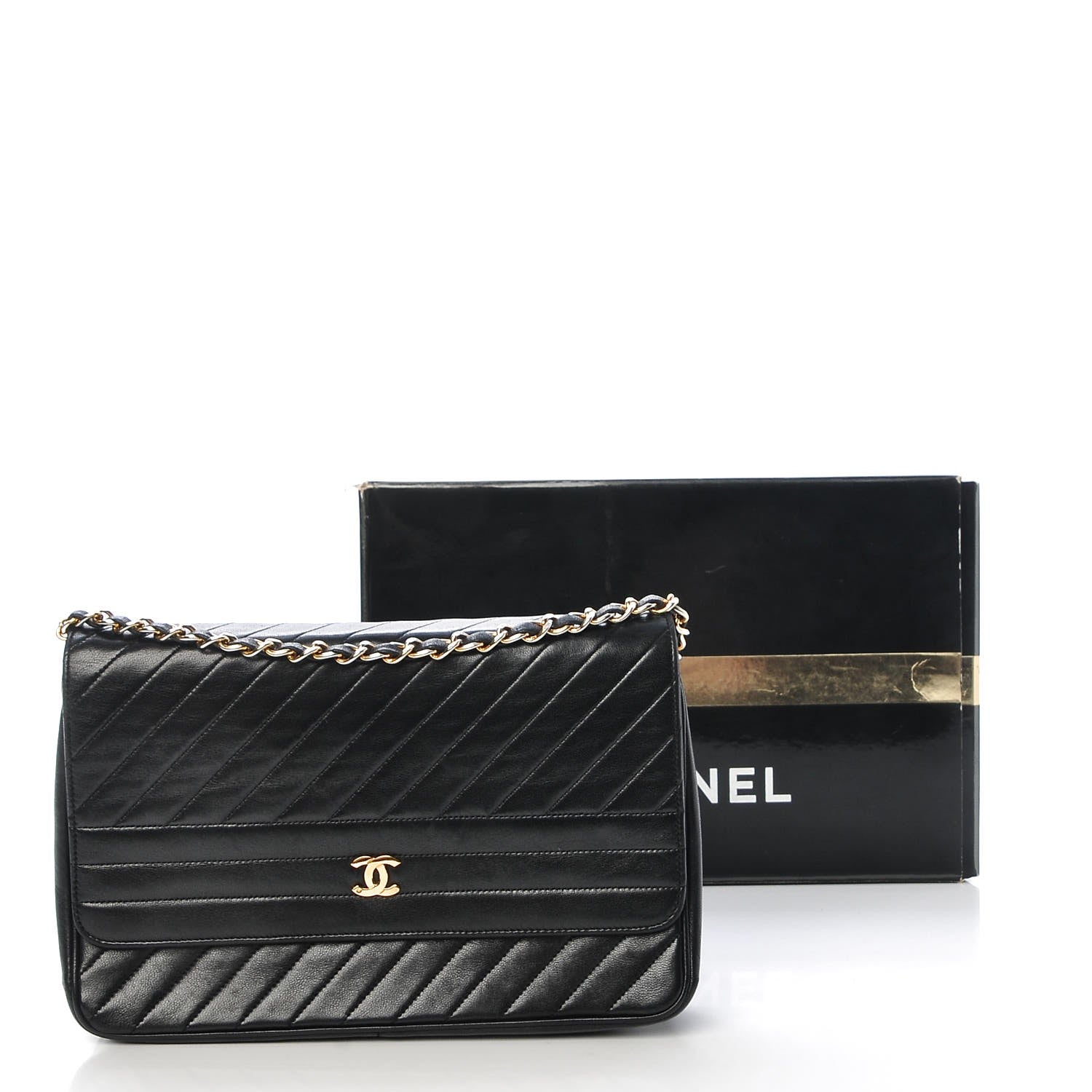 Chanel Lambskin Quilted Small Single Flap Black 9 of 9