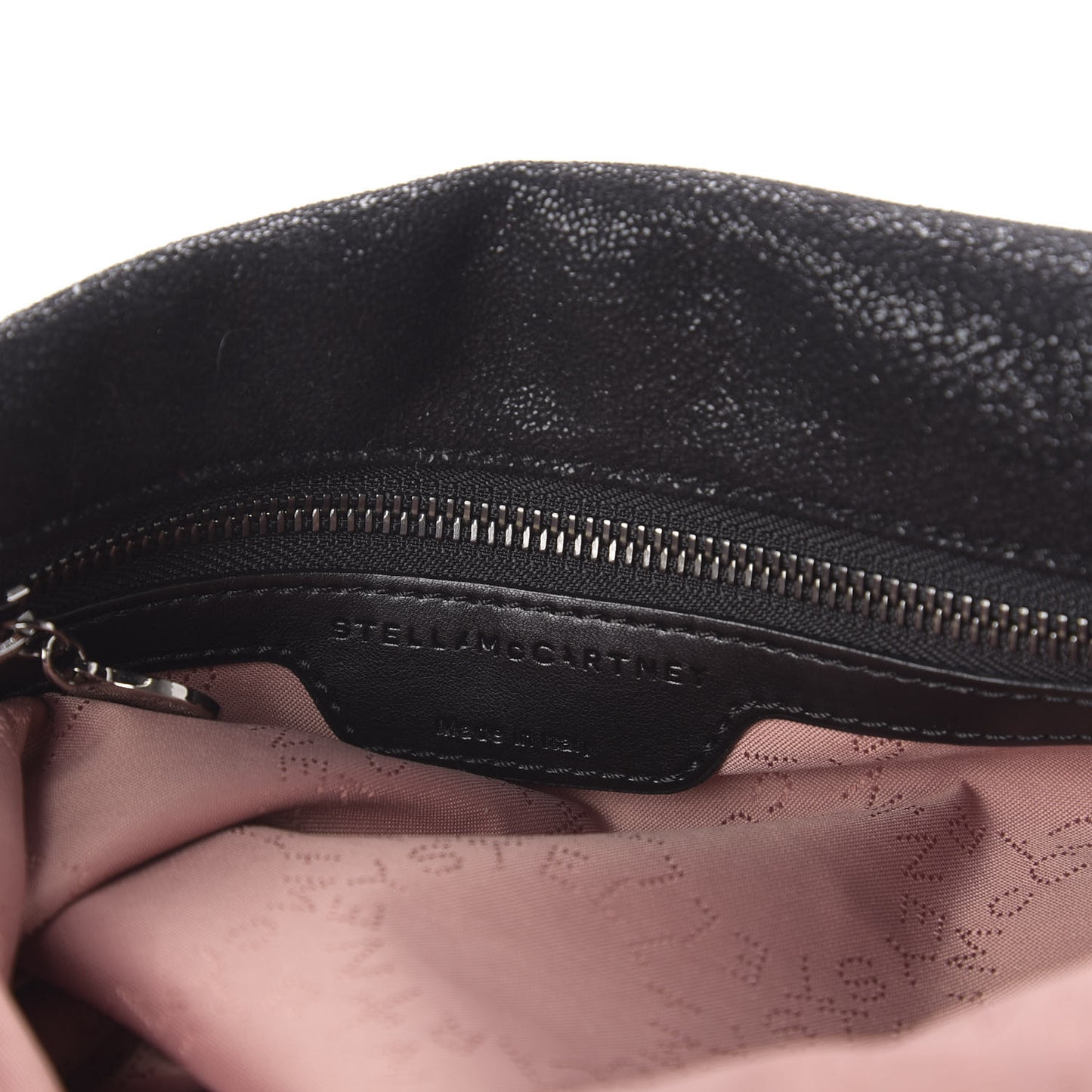 Shaggy Deer Falabella Fold Over Tote Black