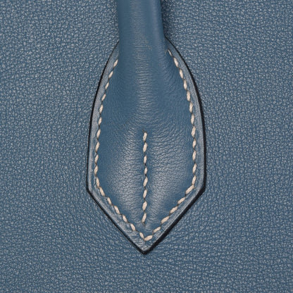 Hermes Gulliver Birkin 35 Blue Jean 13 of 33