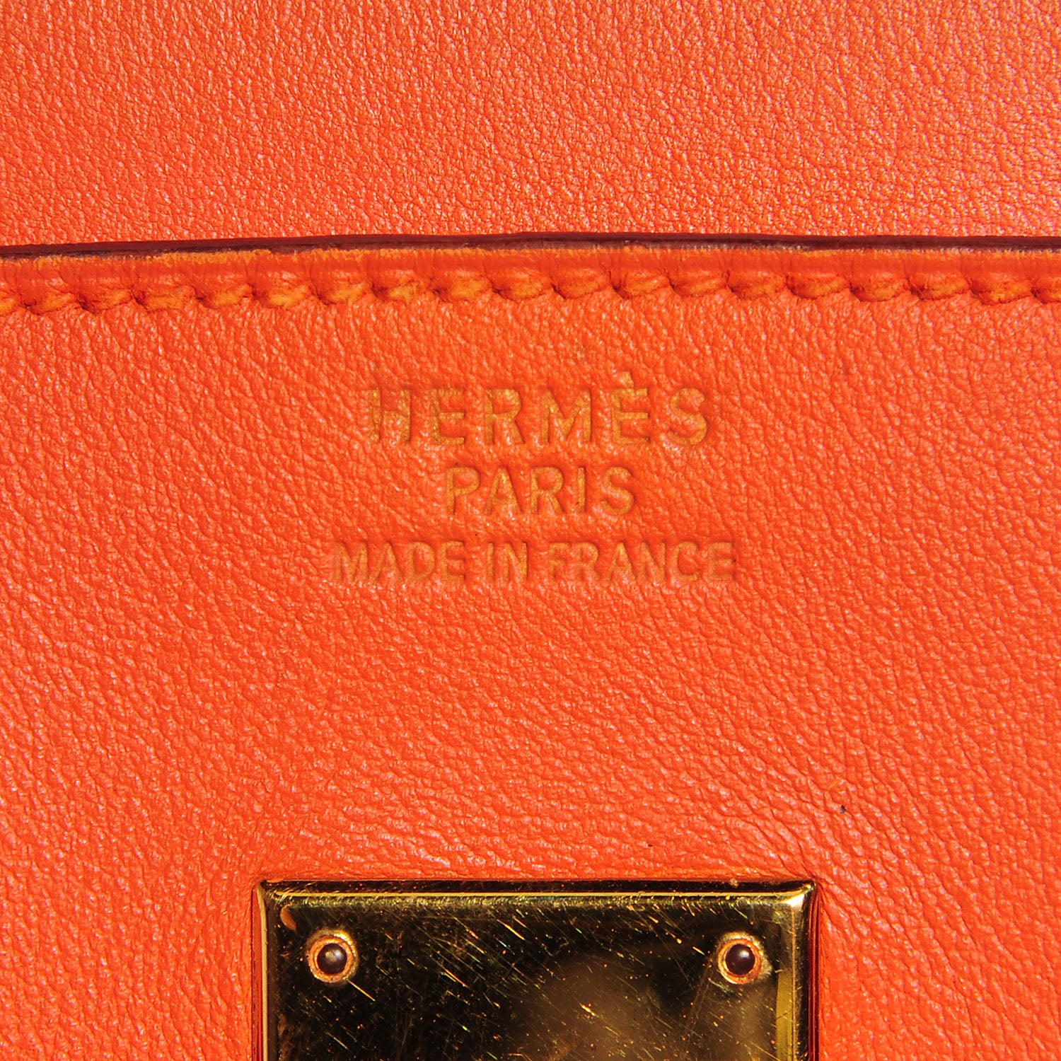 Hermes Gulliver Birkin 35 Orange 13 of 27