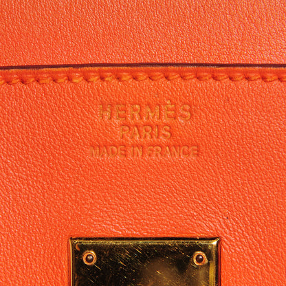 Hermes Gulliver Birkin 35 Orange 13 of 27