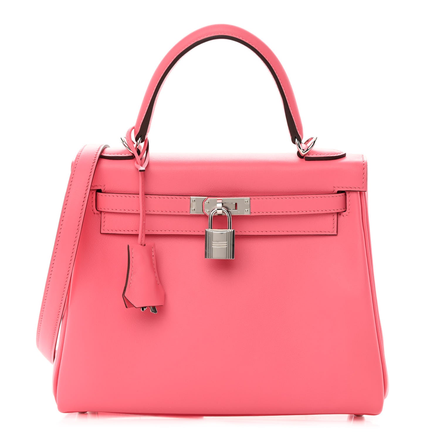 Hermes Swift Kelly Retourne 25 Rose Azalee 1 of 15
