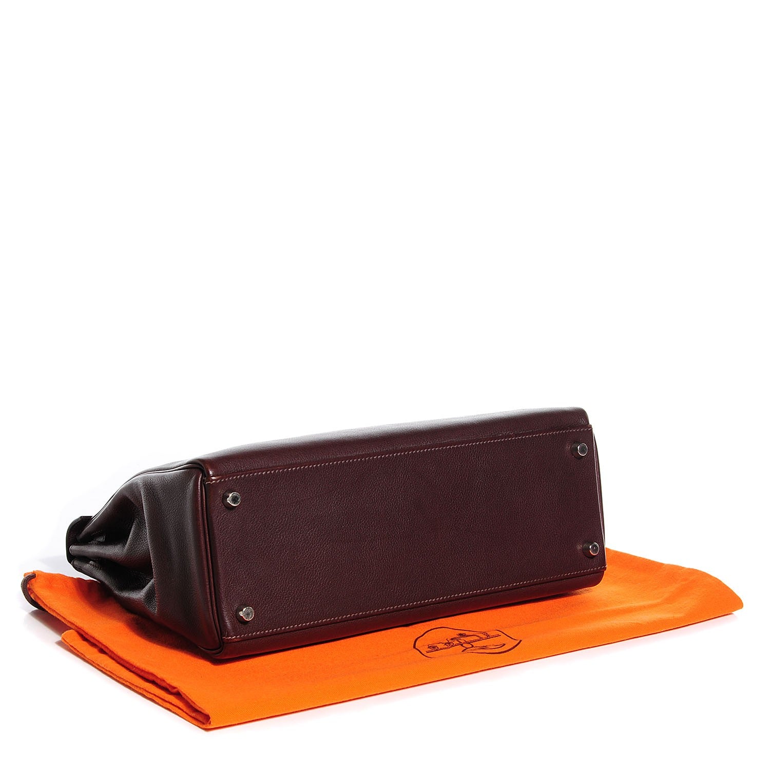 Hermes Evergrain Kelly Retourne 32 Havane 5 of 26