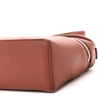 Loro Piana Grained Calfskin L19 Extra Pocket Pouch Kummel 9 of 11