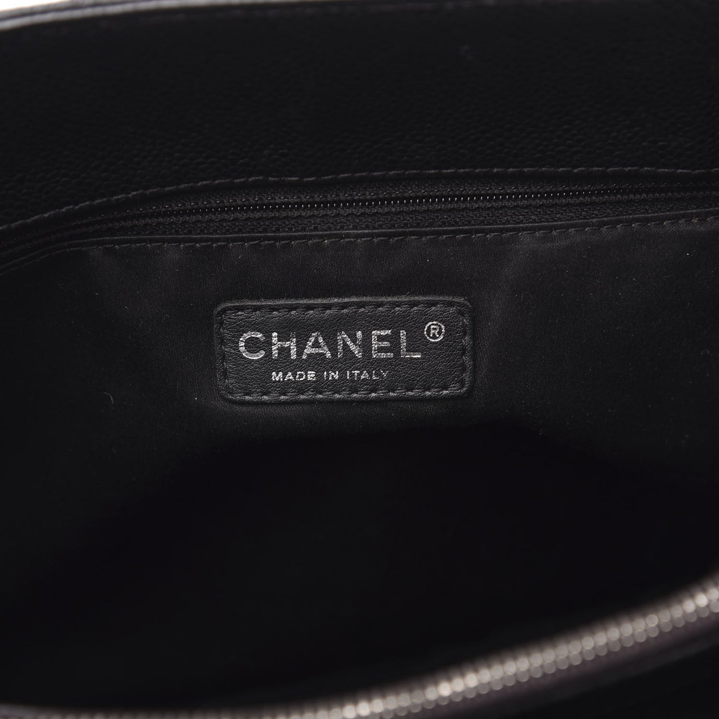 Caviar Quilted Grand Shopping Tote GST Black
