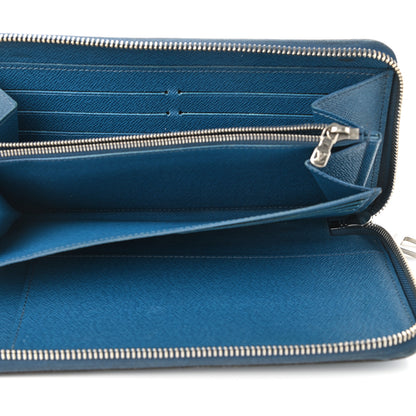 Louis Vuitton Epi Zippy Organizer Wallet Bleu Celeste 5 of 8