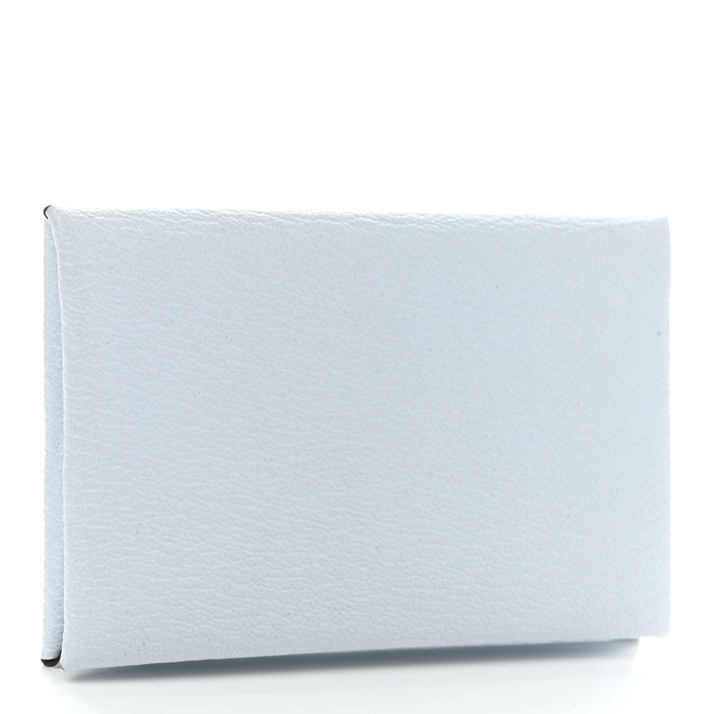 Chevre Mysore Verso Calvi Card Case Bleu Brume Brique