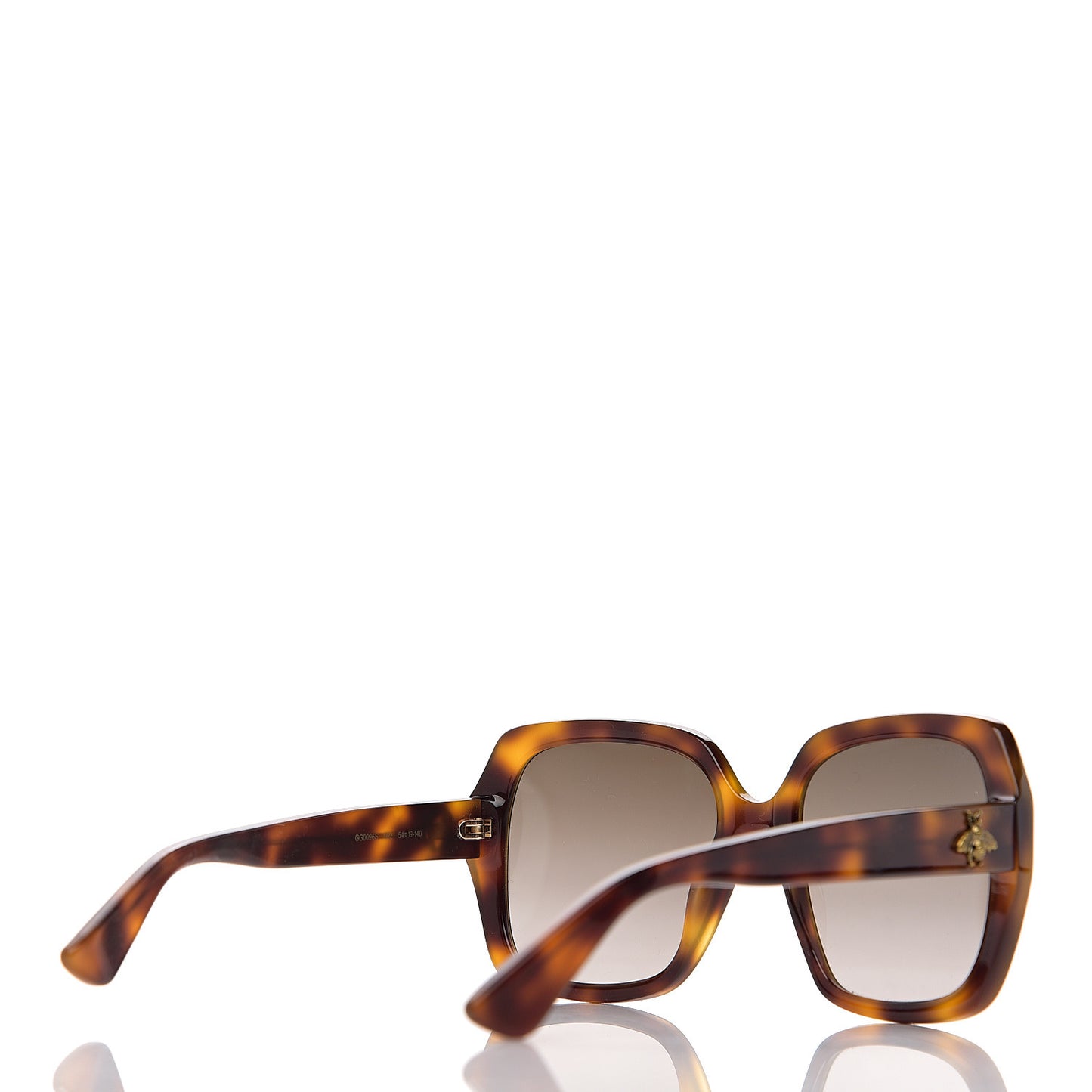 Acetate Square Frame GG0096S Sunglasses Tortoise