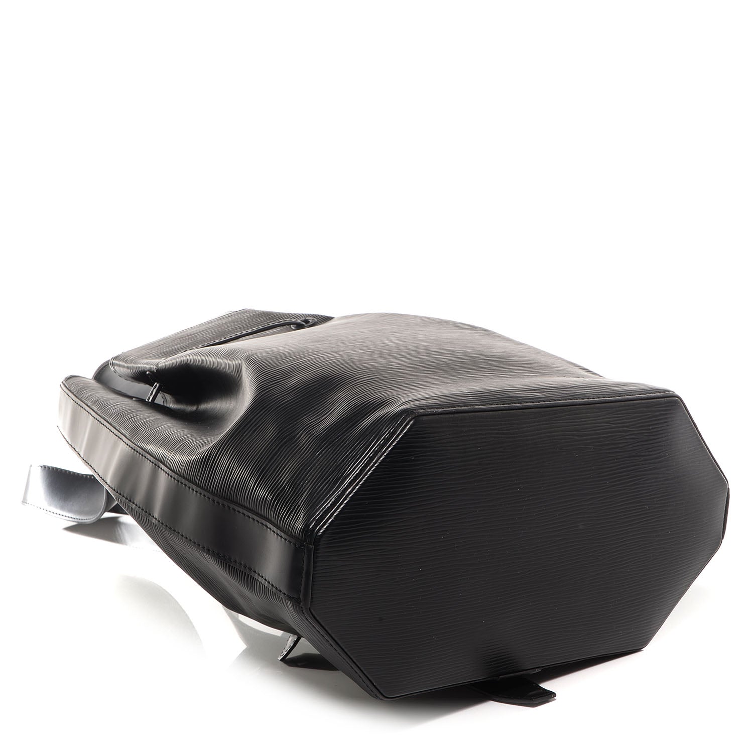 Louis Vuitton Epi Sac a Dos Drawstring Bag Black 5 of 8