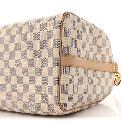 Louis Vuitton Damier Azur Speedy Bandouliere 30 10 of 13