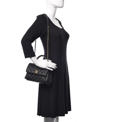 Chanel Caviar Quilted Mini Coco Handle Flap Black 2 of 10