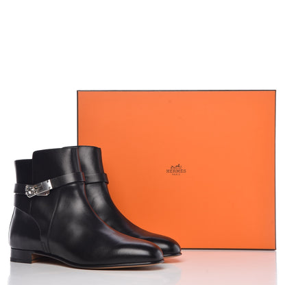 Hermes Calfskin Neo Low Boots 41 Black 9 of 9