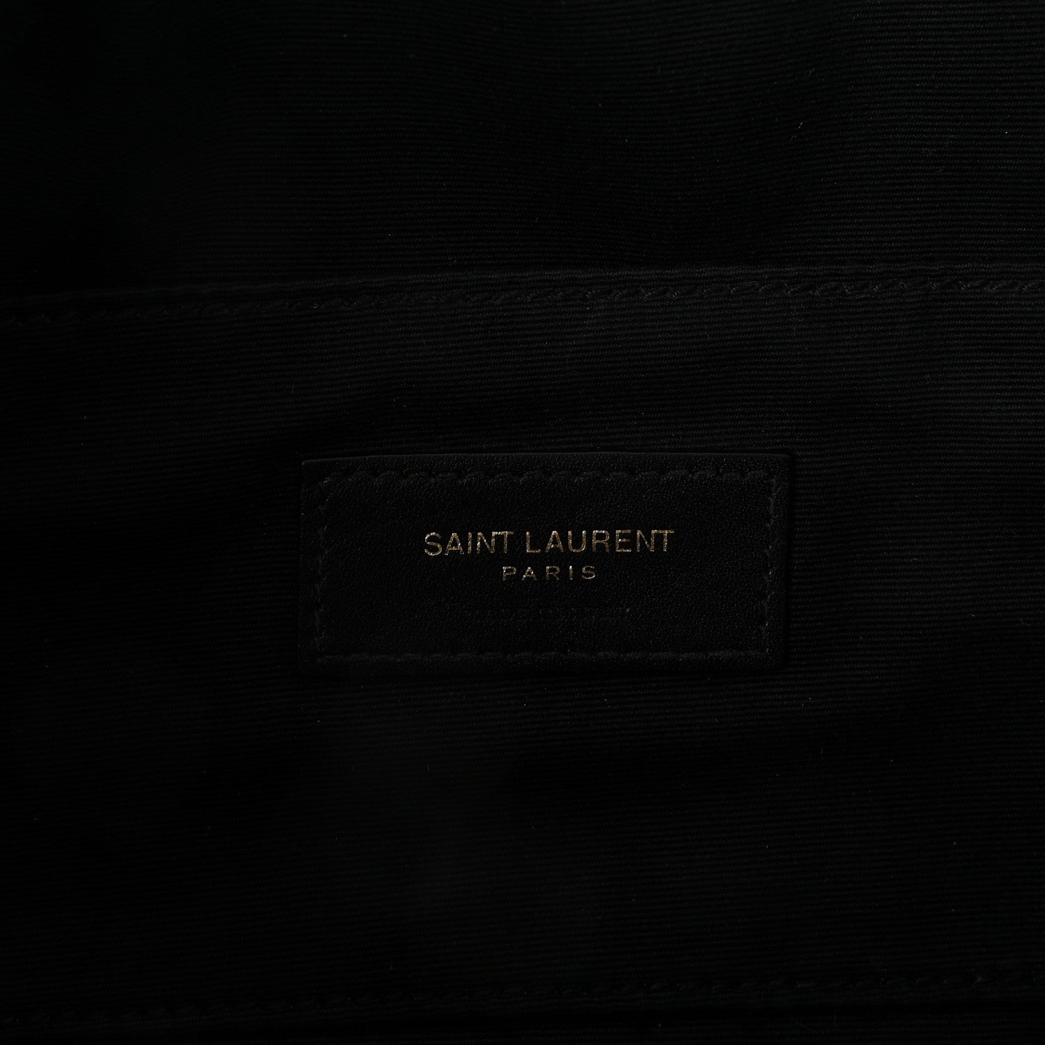 Saint Laurent Grain De Poudre Monogram Belt Bag Black 6 of 9