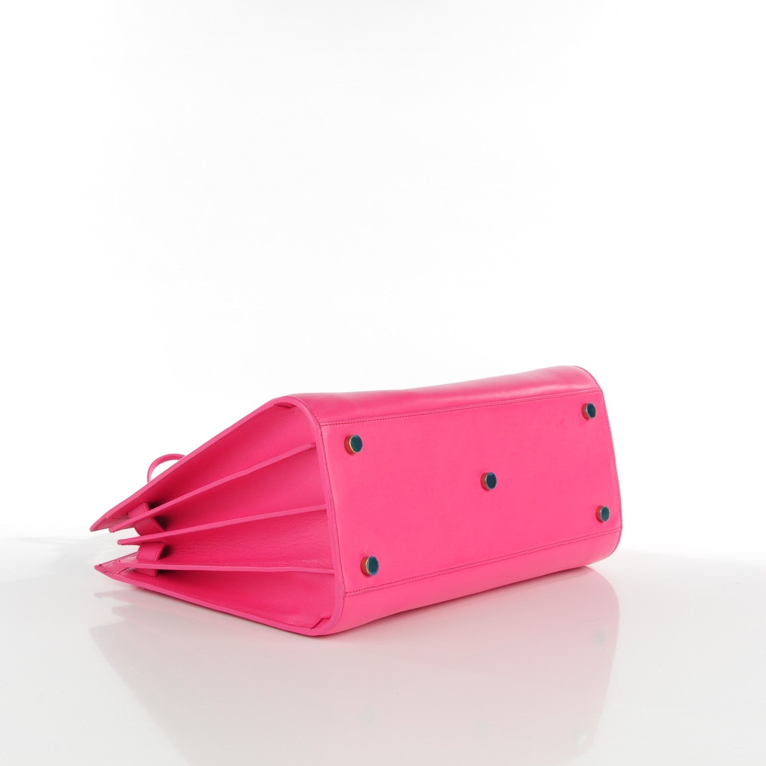 Saint Laurent Calfskin Small Sac De Jour Bubblegum 4 of 9