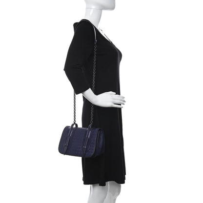 Bottega Veneta Nappa Intrecciato Snakeskin Chain Crossbody Atlantic 2 of 10