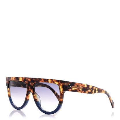 Celine Shadow Sunglasses CL 41026/S Havana Blue 1 of 6