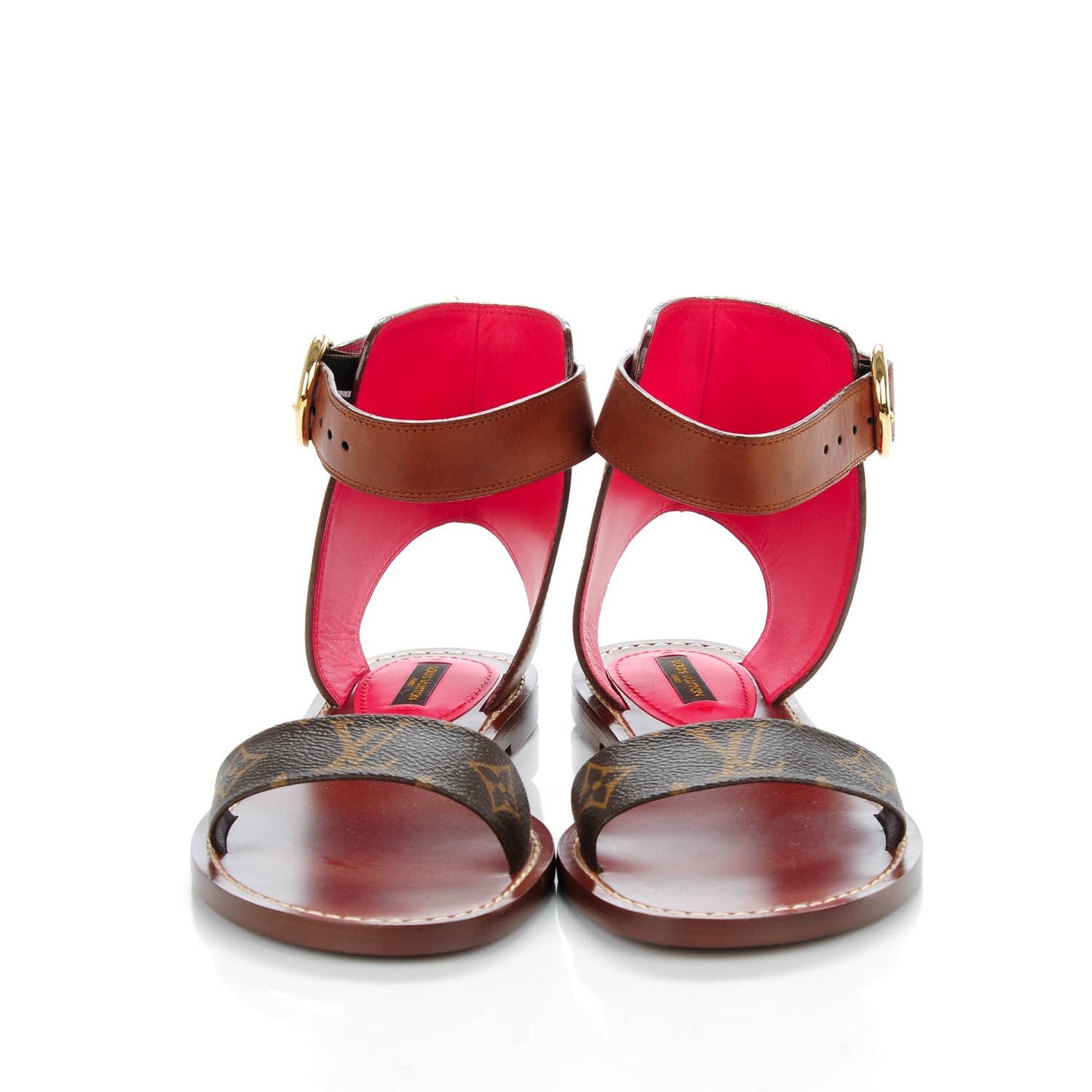 Calfskin Monogram Ocean Drive Flat Sandals 39