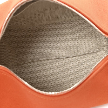 Hermes Canvas Small Bride-A-Brac Pouch Orange Feu 5 of 6