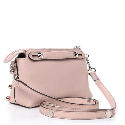 Fendi Vitello Dolce Pearl Mini By The Way Boston Bag Soap 3 of 9