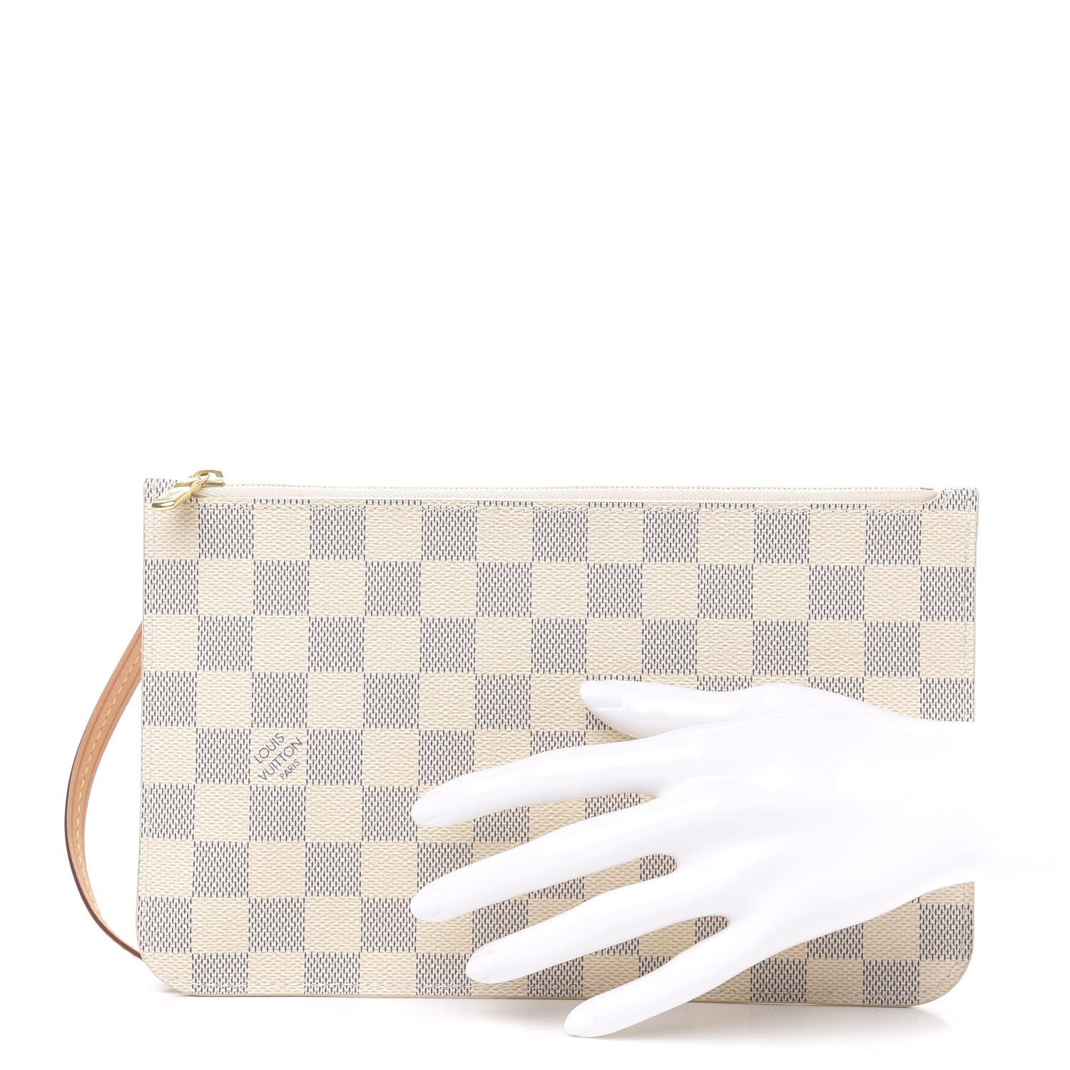 Louis Vuitton Damier Azur Neverfull MM GM Pochette 2 of 9