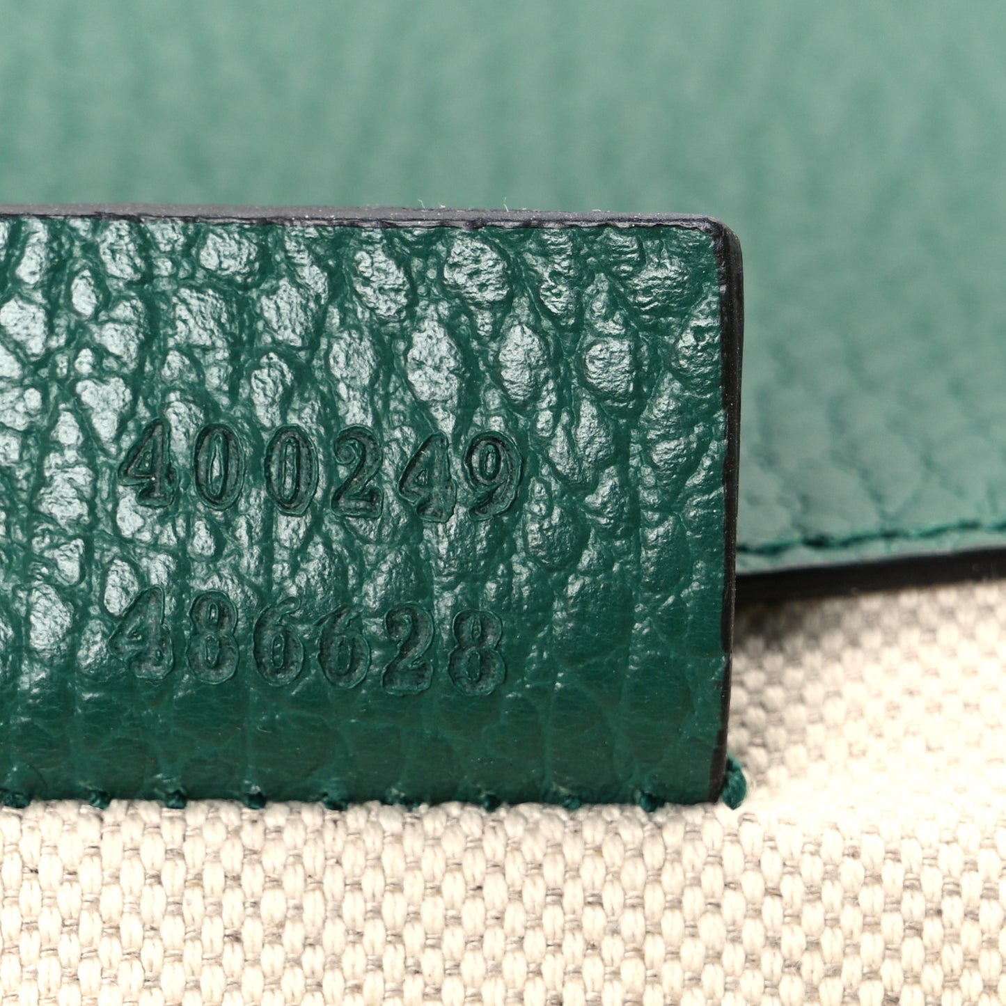 Pebbled Calfskin Small Dionysus Shoulder Bag Emerald