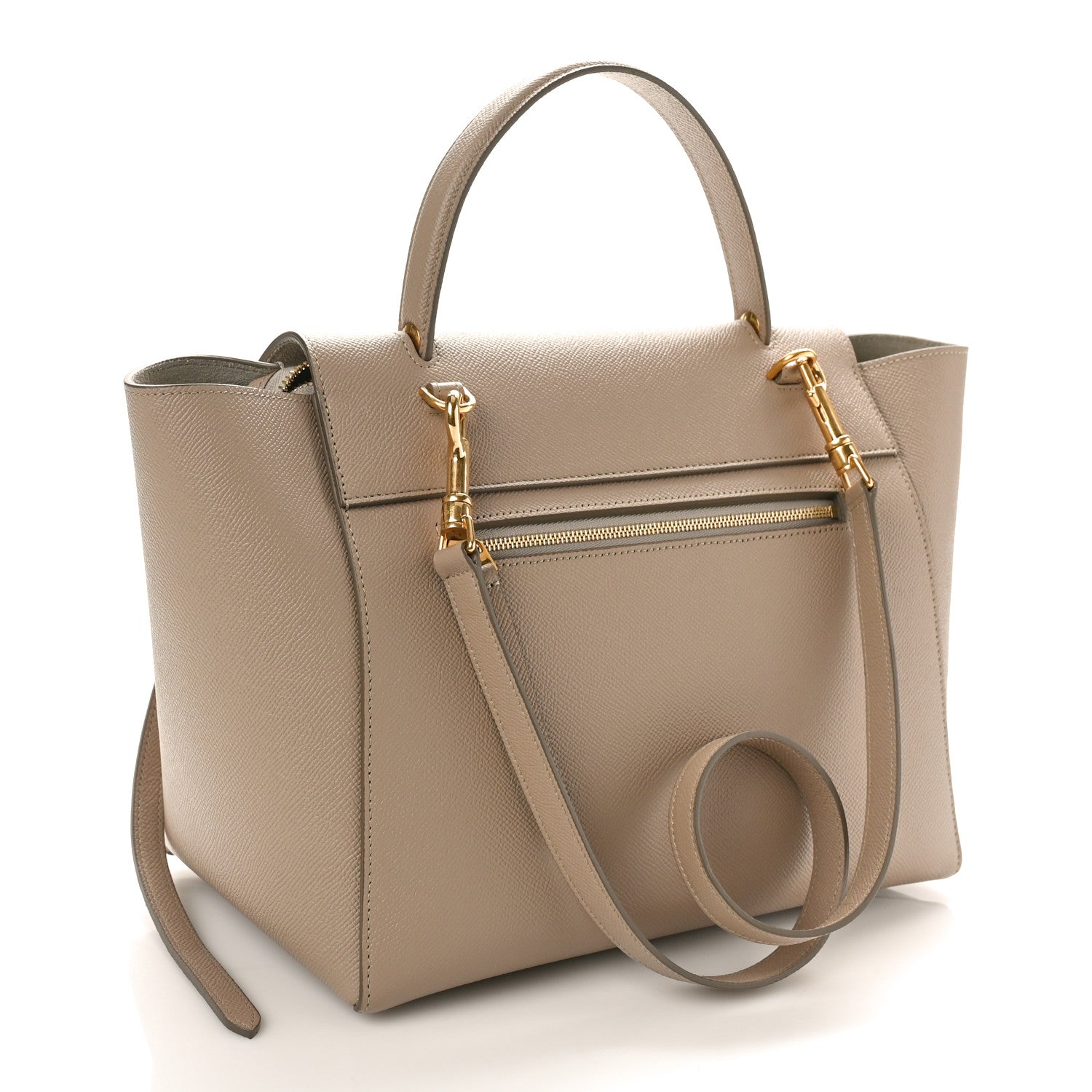 Celine Grained Calfskin Mini Belt Bag Light Taupe 3 of 11