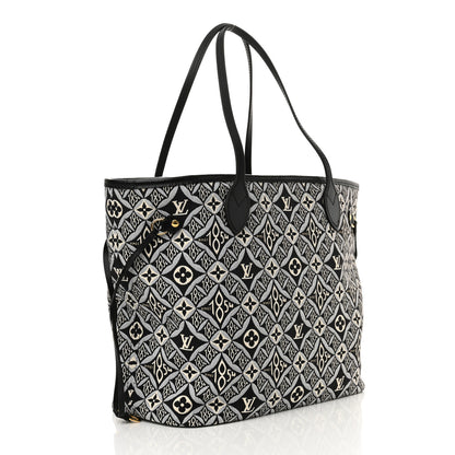 Louis Vuitton Jacquard Since 1854 Neverfull MM Grey 4 of 11