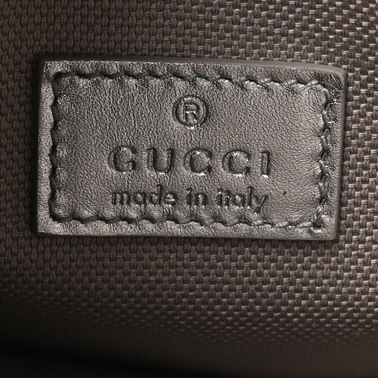 Gucci GG Supreme Monogram Emblem Small Shoulder Bag Beige Ebony Silver 6 of 9
