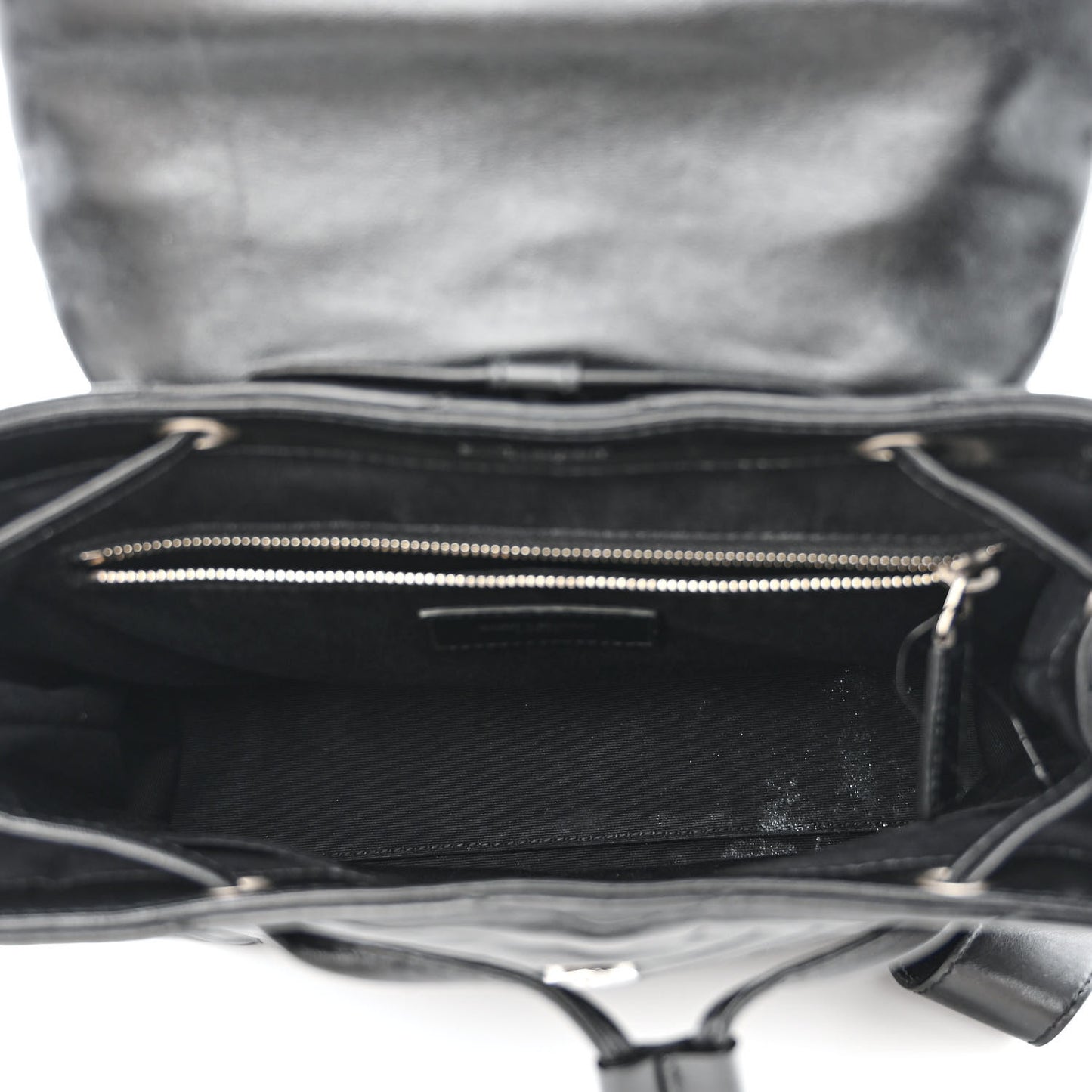 Calfskin Y Quilted Monogram Small Loulou Backpack Black