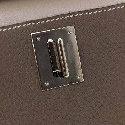 Hermes Taurillon Clemence Jypsiere 28 Etoupe 14 of 17