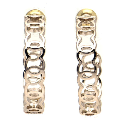 Chanel Metal CC Hoop Earrings Gold 1 of 4