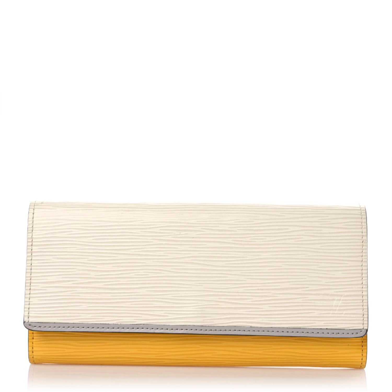 Louis Vuitton Electric Epi Flore Wallet Tri-Color Citron 1 of 9