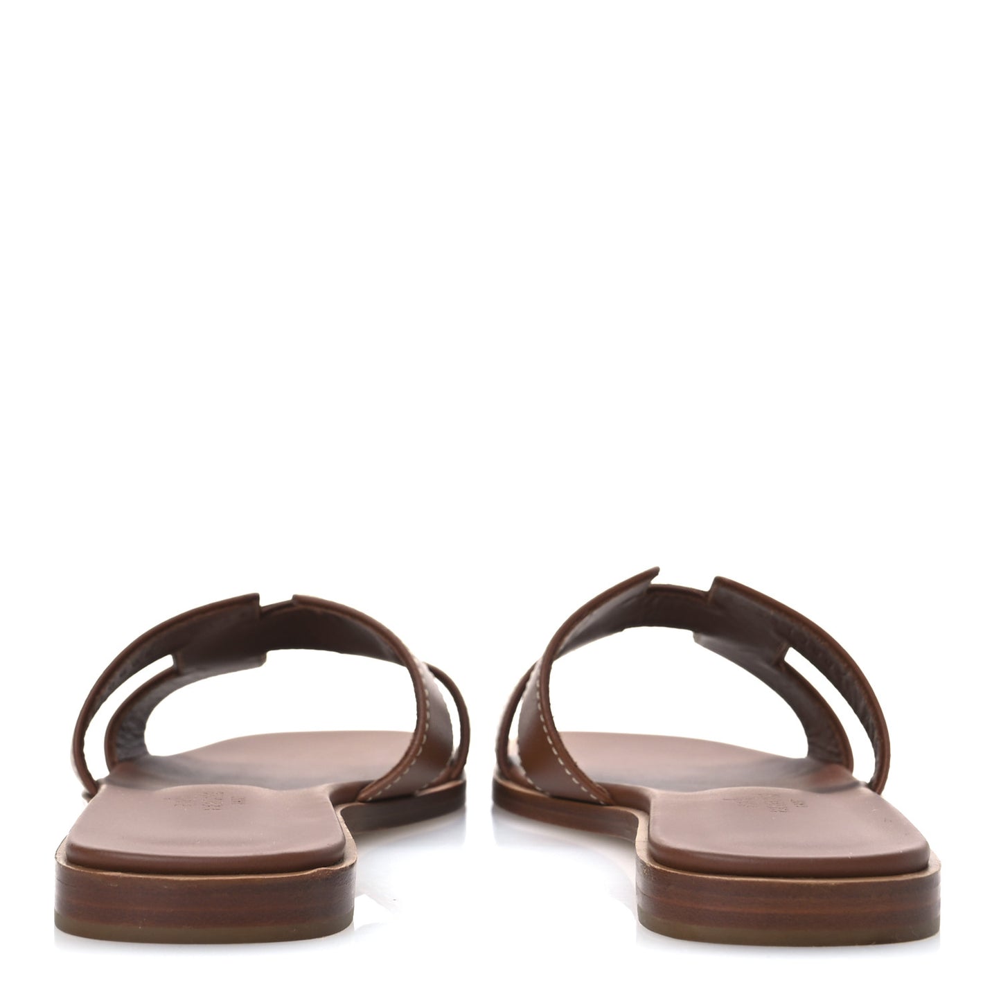Box Calfskin Oran Sandals 36.5 Gold